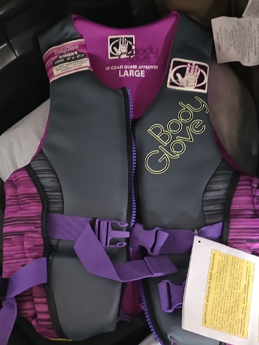 Body Glove Purple and Gray Women's Life Jacket